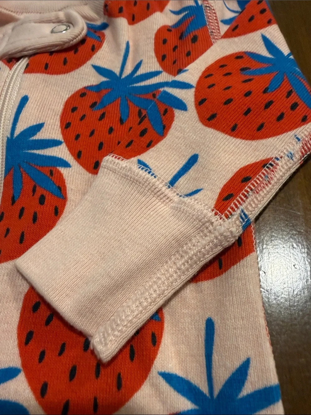 Set of Three Hanna Andersson Zip Up Pajamas